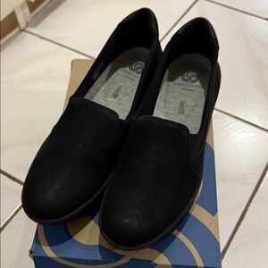 Clark’s cloudsteppers in black